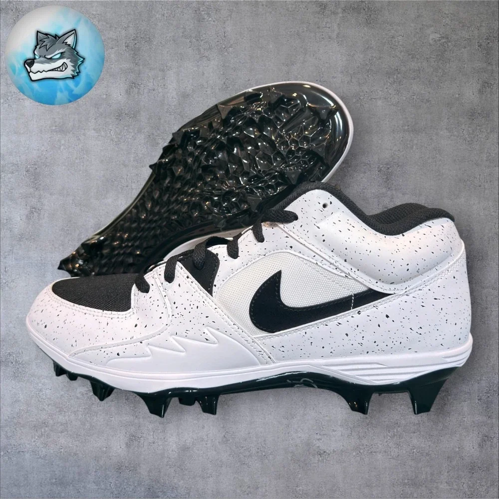 Nike Air Jordan Stadium 90 Low TD Mens Size 9.5 White Football Cleats HQ0210-100
